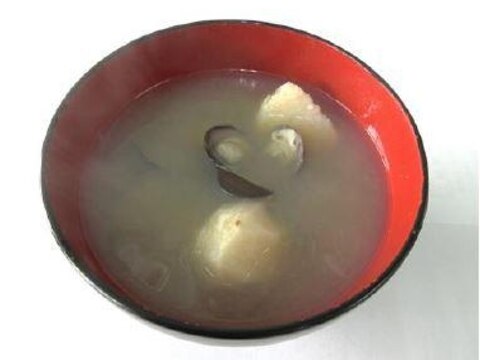 アピオス入りしじみのみそ汁